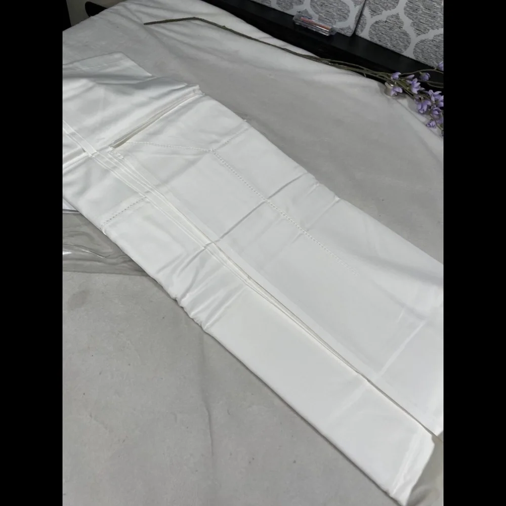 NIB [ QUEEN ] 600TC Cotton Extra Deep Flat Sheet for Hudson‎ Park